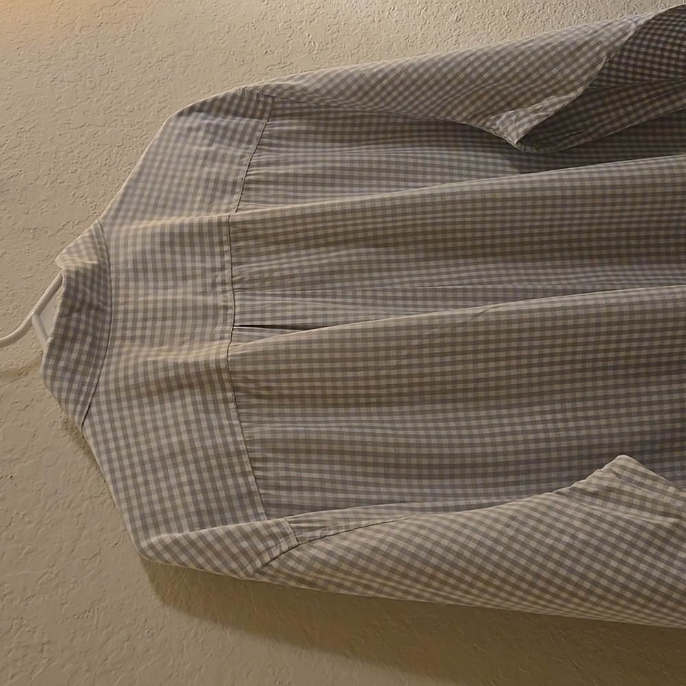 Vineyard Vines Button-down Shirt - White/Gray Plaid - Large - Picture 11 of 14